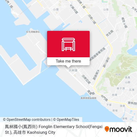 鳳林國小(鳳西街) Fonglin Elementary School(Fengxi St.)地圖