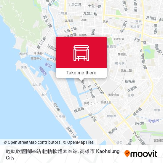 輕軌軟體園區站 輕軌軟體園區站 map