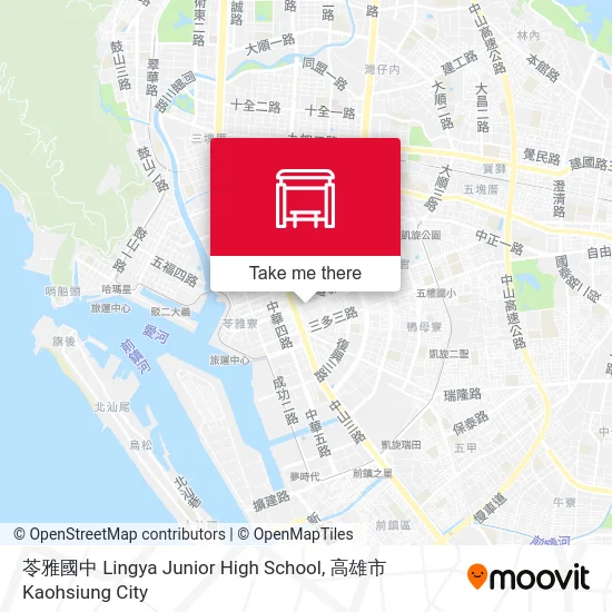 苓雅國中 Lingya Junior High School map