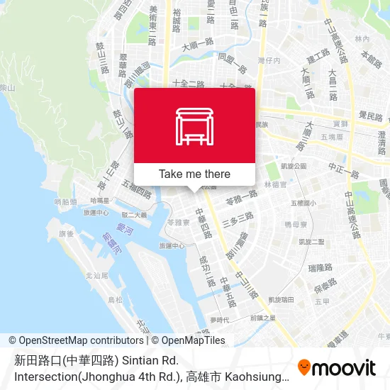 新田路口(中華四路) Sintian Rd. Intersection(Jhonghua 4th Rd.)地圖