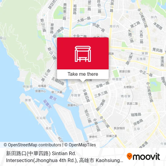 新田路口(中華四路) Sintian Rd. Intersection(Jhonghua 4th Rd.) map