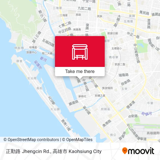 正勤路 Jhengcin Rd.地圖