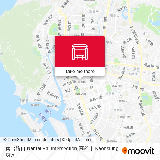 南台路口 Nantai Rd. Intersection map