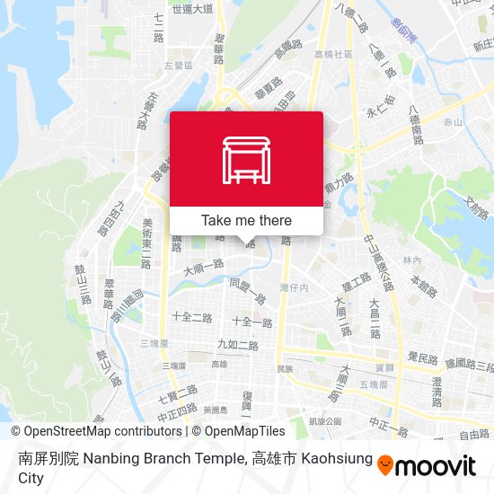 南屏別院 Nanbing Branch Temple地圖