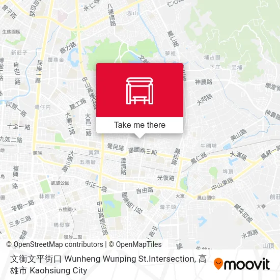 文衡文平街口 Wunheng Wunping St.Intersection地圖