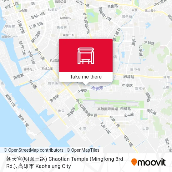 朝天宮(明鳳三路) Chaotian Temple (Mingfong 3rd Rd.)地圖