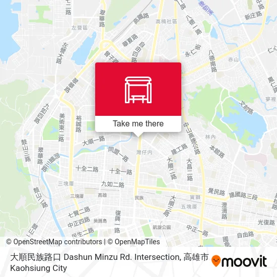 大順民族路口 Dashun Minzu Rd. Intersection地圖