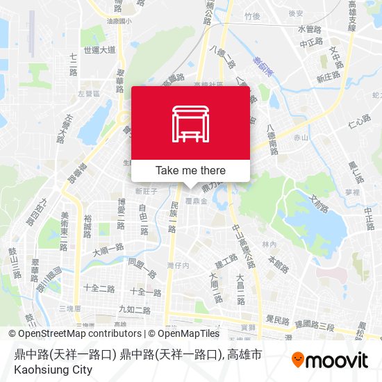 鼎中路(天祥一路口) 鼎中路(天祥一路口) map