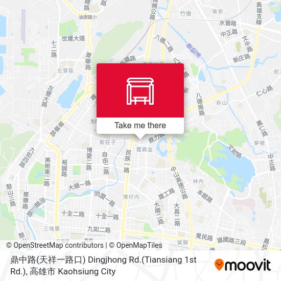 鼎中路(天祥一路口) Dingjhong Rd.(Tiansiang 1st Rd.)地圖