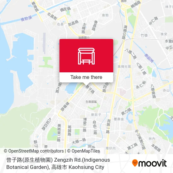 曾子路(原生植物園) Zengzih Rd.(Indigenous Botanical Garden)地圖