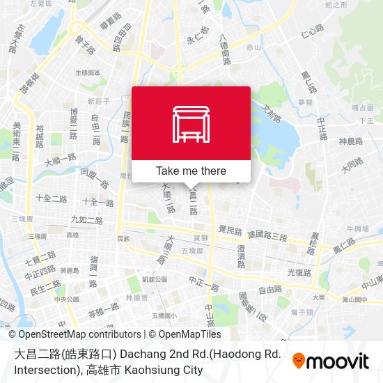大昌二路(皓東路口) Dachang 2nd Rd.(Haodong Rd. Intersection)地圖