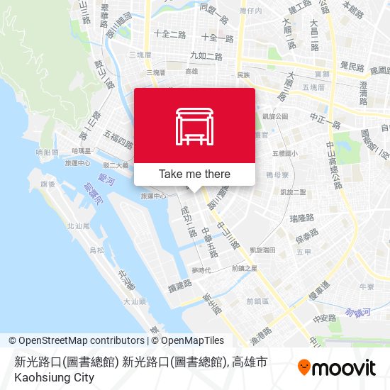 新光路口(圖書總館) 新光路口(圖書總館) map