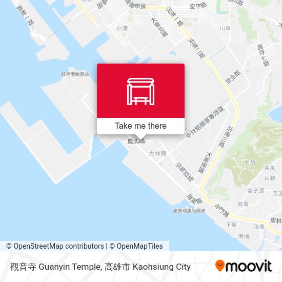 觀音寺 Guanyin Temple map