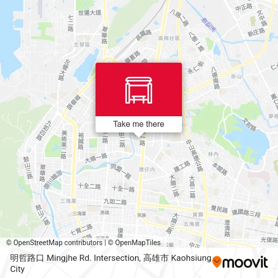 明哲路口 Mingjhe Rd. Intersection地圖