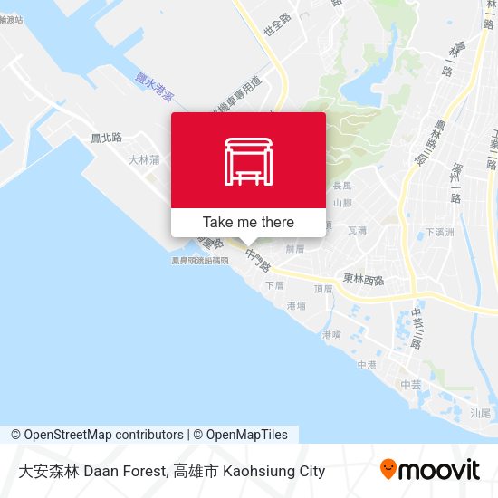 大安森林 Daan Forest map