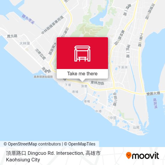 頂厝路口 Dingcuo Rd. Intersection map