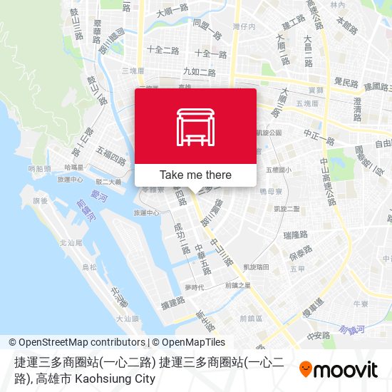 捷運三多商圈站(一心二路) 捷運三多商圈站(一心二路) map