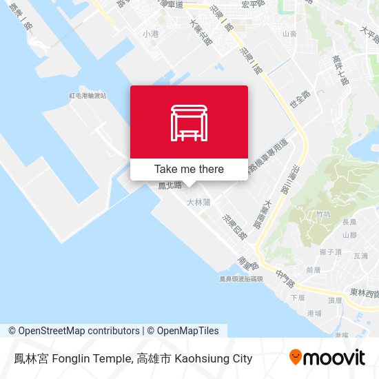 鳳林宮 Fonglin Temple map