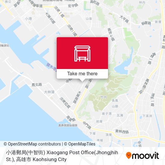 小港郵局(中智街) Xiaogang Post Office(Jhongjhih St.) map