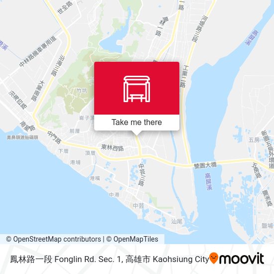鳳林路一段 Fonglin Rd. Sec. 1 map