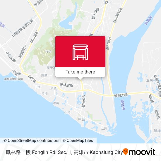 鳳林路一段 Fonglin Rd. Sec. 1地圖