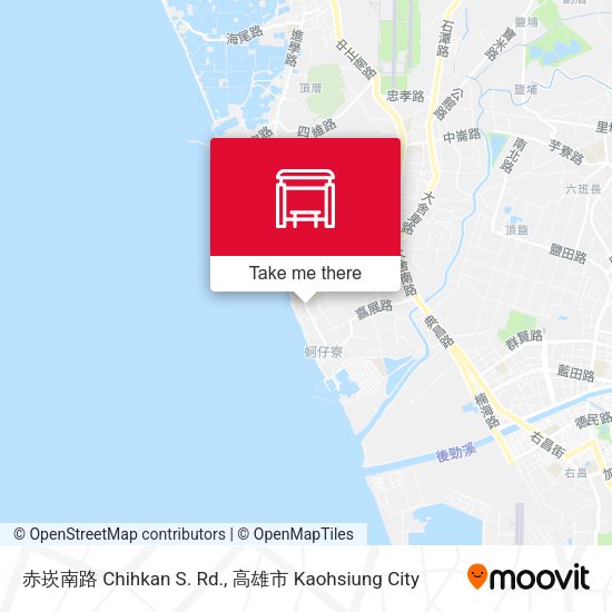 赤崁南路 Chihkan S. Rd. map