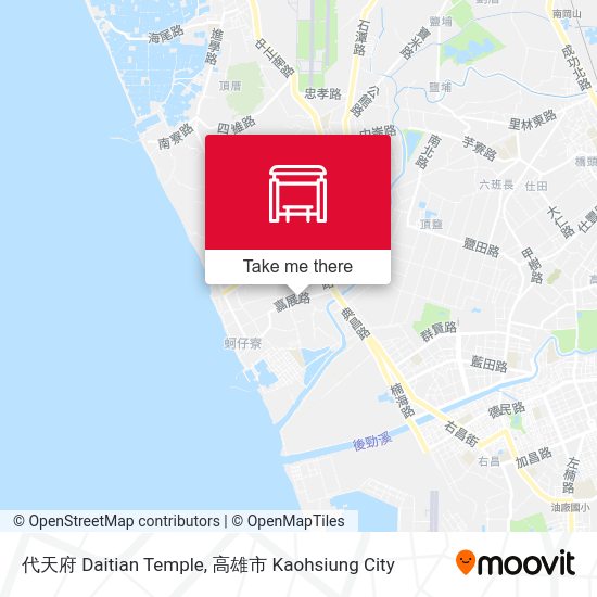 代天府 Daitian Temple map