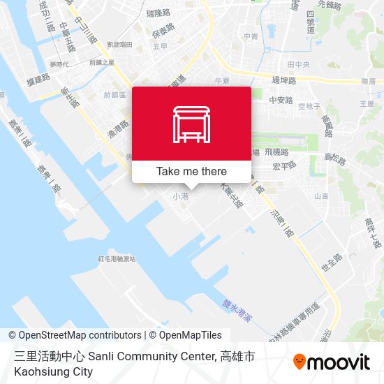 三里活動中心 Sanli Community Center map