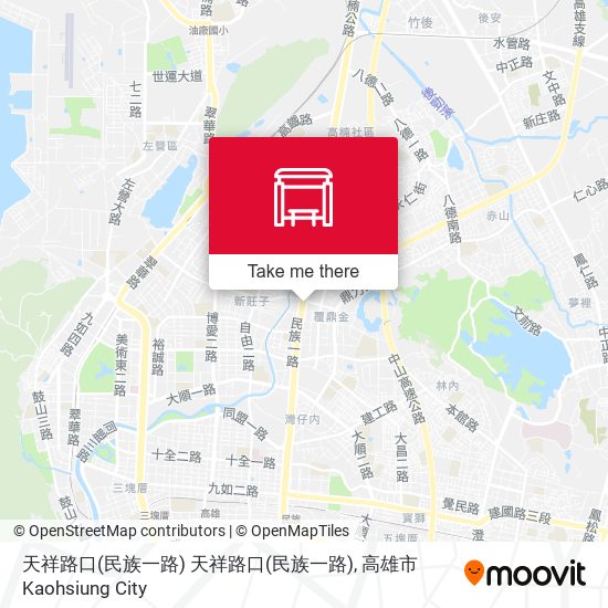 天祥路口(民族一路) 天祥路口(民族一路) map