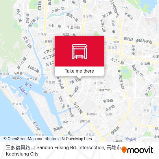 三多復興路口 Sanduo Fusing Rd. Intersection地圖