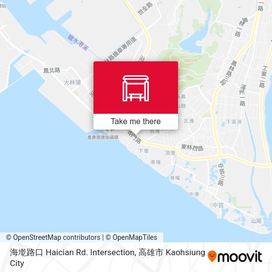 海墘路口 Haician Rd. Intersection map