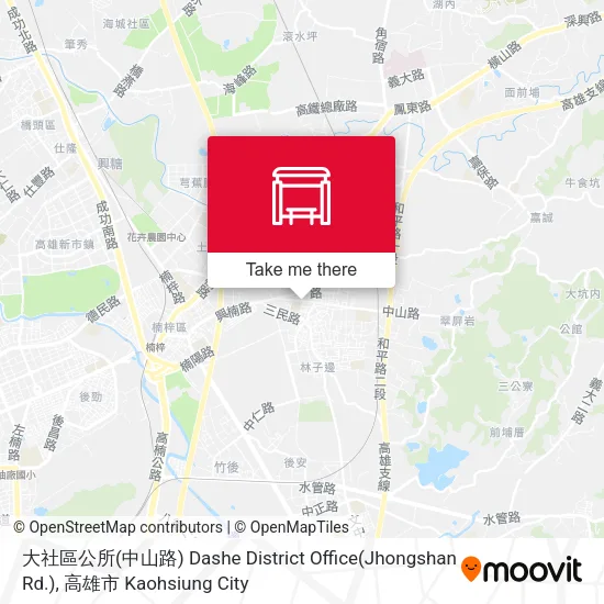 大社區公所(中山路) Dashe District Office(Jhongshan Rd.)地圖