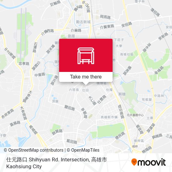 仕元路口 Shihyuan Rd. Intersection map