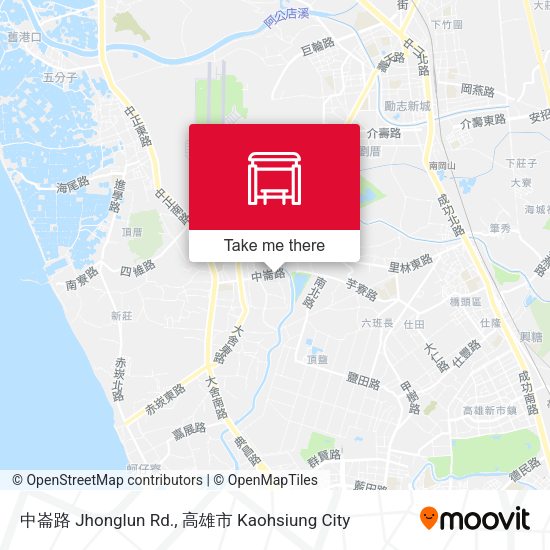 中崙路 Jhonglun Rd. map