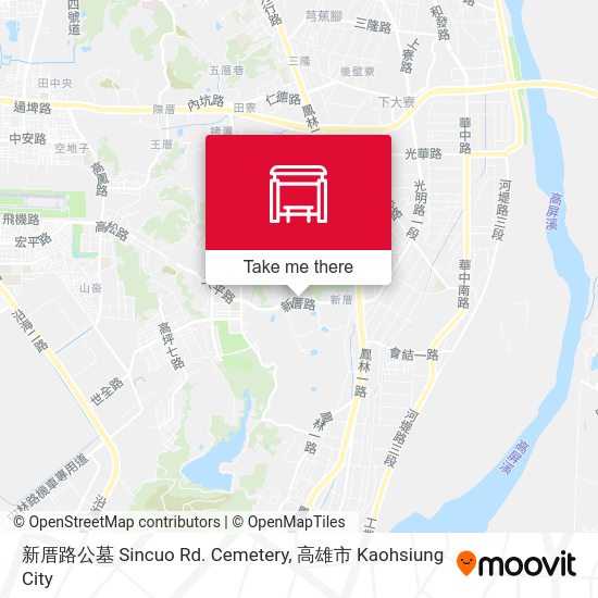 新厝路公墓 Sincuo Rd. Cemetery地圖