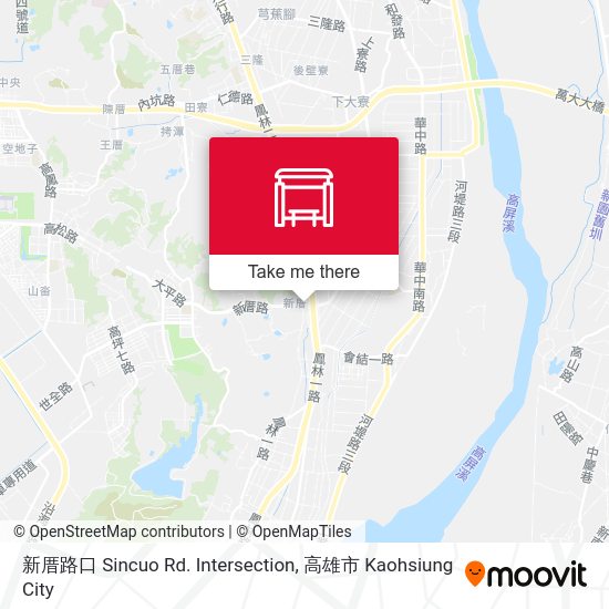 新厝路口 Sincuo Rd. Intersection map