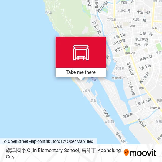 旗津國小 Cijin Elementary School地圖