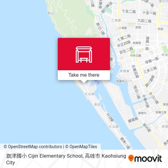 旗津國小 Cijin Elementary School map