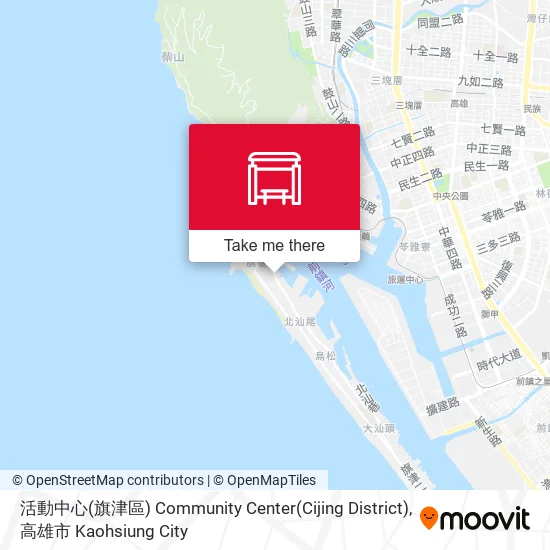 活動中心(旗津區) Community Center(Cijing District)地圖