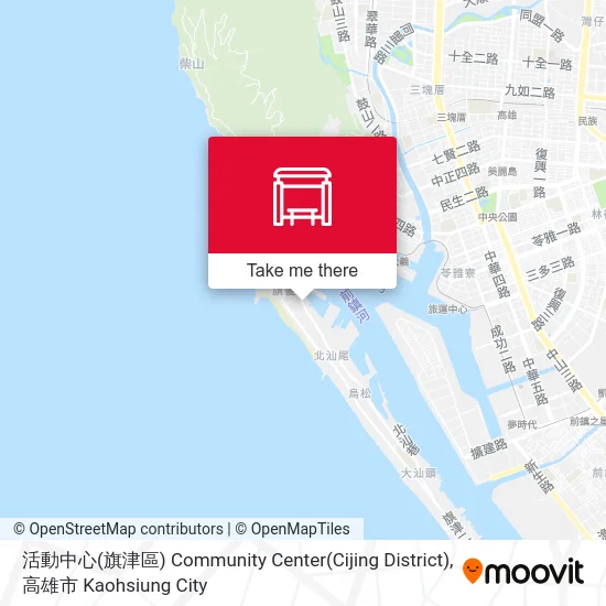 活動中心(旗津區) Community Center(Cijing District)地圖