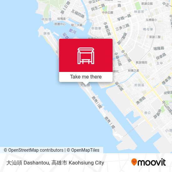 大汕頭 Dashantou map