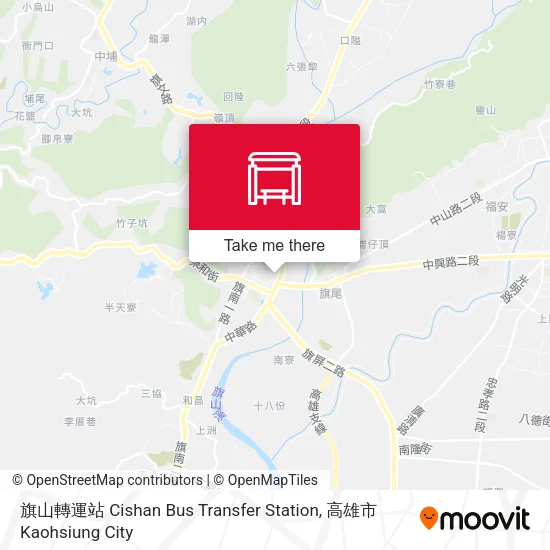 旗山轉運站 Cishan Bus Transfer Station地圖