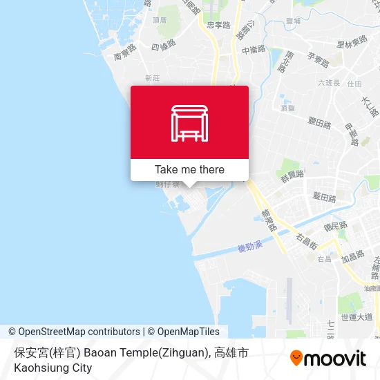 保安宮(梓官) Baoan Temple(Zihguan)地圖
