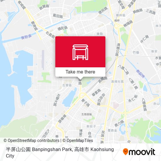 半屏山公園 Banpingshan Park地圖