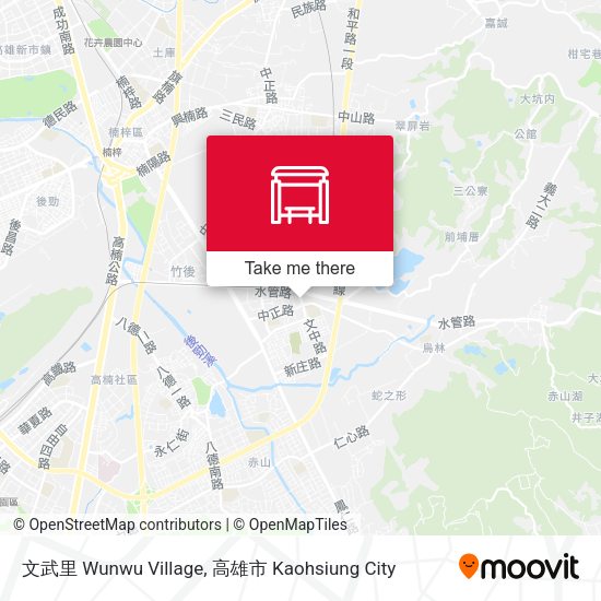 文武里 Wunwu Village map