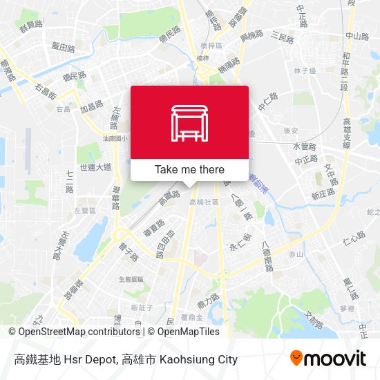 高鐵基地 Hsr Depot地圖