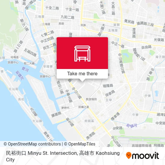 民裕街口 Minyu St. Intersection map