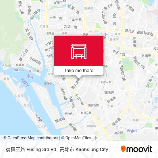 復興三路 Fusing 3rd Rd. map