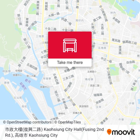 市政大樓(復興二路) 市政大樓(復興二路)地圖