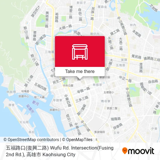 五福路口(復興二路) Wufu Rd. Intersection(Fusing 2nd Rd.)地圖